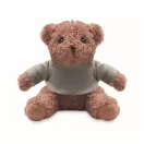 Ursulet de plus, Everestus, 2601E14694, 13x15 cm, Plush, Gri