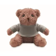 Ursulet de plus, Everestus, 2601E14694, 13x15 cm, Plush, Gri