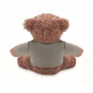 Ursulet de plus, Everestus, 2601E14694, 13x15 cm, Plush, Gri