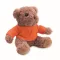 Ursulet de plus, Everestus, 2601E14695, 13x15 cm, Plush, Portocaliu