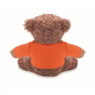   Ursulet de plus, Everestus, 2601E14695, 13x15 cm, Plush, Portocaliu