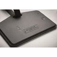   Ecuson bagaj cu functie de localizare, 2509E15415, Everestus, 9.7x7.7x0.5 cm, Poliuretan, Negru