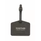 Ecuson bagaj cu functie de localizare, 2509E15415, Everestus, 9.7x7.7x0.5 cm, Poliuretan, Negru