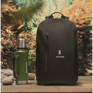   Rucsac laptop, 16 inch, 2509E15227, Everestus, 32x15.5x47.5 cm, Poliester, Negru