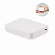   Baterie externa 5000 mAh, 20 W, USB-C, 2509E16025, Everestus, 8.5x6.25x1.5 cm, ABS, Alb
