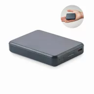   Baterie externa 5000 mAh, 20 W, USB-C, 2509E16026, Everestus, 8.5x6.25x1.5 cm, ABS, Albastru marin francez