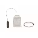 Infuzor ceai, 2509E15505, Everestus, 5.1x2.9x7.5 cm, Otel, Negru