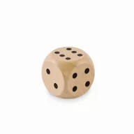 Zar din lemn, 2509E16980, Everestus, 3x3x3 cm, Natur