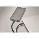 Cablu de incarcare, 2509E15523, Everestus, 120 cm, Poliester, Albastru marin francez