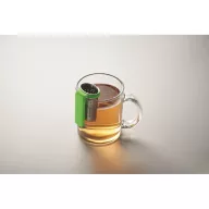   Infuzor ceai cu carlig, 2509E15511, Everestus, 6.3x4x3.5 cm, Otel, Verde lime