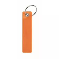   Breloc reflectorizant, 2509E15286, Everestus, 8.5x2 cm, PVC, Portocaliu neon