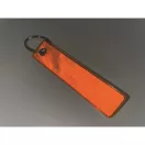Breloc reflectorizant, 2509E15286, Everestus, 8.5x2 cm, PVC, Portocaliu neon