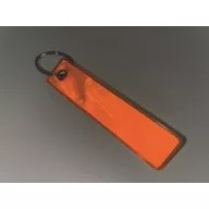   Breloc reflectorizant, 2509E15286, Everestus, 8.5x2 cm, PVC, Portocaliu neon