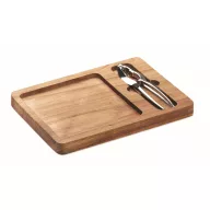   Set spargator de nuci, Everestus, 2610E18899, 24x17x2 cm, Lemn, Natur