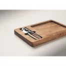 Set spargator de nuci, Everestus, 2610E18899, 24x17x2 cm, Lemn, Natur