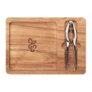 Set spargator de nuci, Everestus, 2610E18899, 24x17x2 cm, Lemn, Natur