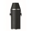 Set termos 230 ml cu 2 pahare 20 ml, 2509E15292, Everestus, Ø5.2x14.7 cm, Otel, Negru