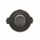 Set termos 230 ml cu 2 pahare 20 ml, 2509E15292, Everestus, Ø5.2x14.7 cm, Otel, Negru