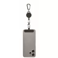   Lanyard pentru telefon, 2509E16743, Everestus, 6x16.2 cm, ABS, Negru
