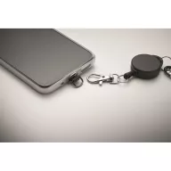   Lanyard pentru telefon, 2509E16743, Everestus, 6x16.2 cm, ABS, Negru