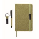 Agenda cu pix inclus, A5, 2509E16552, Everestus, 22.6x21.6x2.5 cm, Pluta, Verde