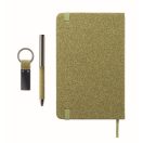 Agenda cu pix inclus, A5, 2509E16552, Everestus, 22.6x21.6x2.5 cm, Pluta, Verde