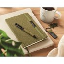 Agenda cu pix inclus, A5, 2509E16552, Everestus, 22.6x21.6x2.5 cm, Pluta, Verde