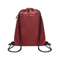  Saculet rucsac cu snur, Everestus, 2610E17939, 33x42 cm, rPET, Rosu Burgundy