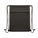Saculet cu snur, 2509E16526, Everestus, 33x42 cm, Poliester, Negru