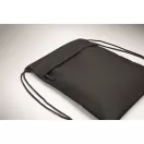 Saculet cu snur, 2509E16526, Everestus, 33x42 cm, Poliester, Negru