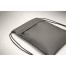 Saculet cu snur, 2509E16525, Everestus, 33x42 cm, Poliester, Gri piatra