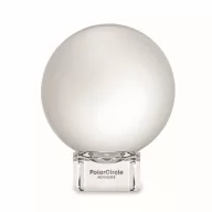   Trofeu rotund, 2509E16946, Everestus, Ø6 cm, Sticla, Transparent