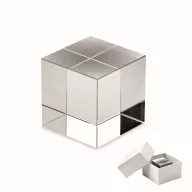   Trofeu cub, 2509E16945, Everestus, 3.9x3.9x3.9 cm, Sticla, Transparent