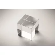   Trofeu cub, 2509E16945, Everestus, 3.9x3.9x3.9 cm, Sticla, Transparent