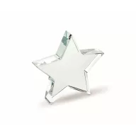   Trofeu stea, 2509E16947, Everestus, 10.5x10.5x1.9 cm, Sticla, Transparent
