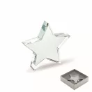 Trofeu stea, 2509E16947, Everestus, 10.5x10.5x1.9 cm, Sticla, Transparent
