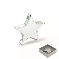   Trofeu stea, 2509E16947, Everestus, 10.5x10.5x1.9 cm, Sticla, Transparent