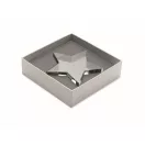 Trofeu stea, 2509E16947, Everestus, 10.5x10.5x1.9 cm, Sticla, Transparent