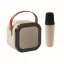 Boxa portabila, 800 mAh, 5 W, 2509E16559, Everestus, 8.5x9x6.5 cm, ABS, Bej