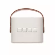   Boxa portabila, 500 mAh, 5 W, 2509E15254, Everestus, 8x6.5x7.5 cm, ABS, Alb