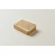  Set domino si carti de joc, 2509E16554, Everestus, 19.2x7.6x3 cm, Lemn, Natur