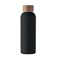   Sticla de apa, 700 ml, 2509E16718, Everestus, Ø7x22.5 cm, Otel, Negru
