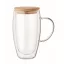 Cana 450 ml, 2509E15339, Everestus, 14.5x16 cm, Sticla, Transparent
