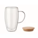 Cana 450 ml, 2509E15339, Everestus, 14.5x16 cm, Sticla, Transparent