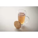 Cana 450 ml, 2509E15339, Everestus, 14.5x16 cm, Sticla, Transparent