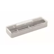   Set tacamuri reutilizabile, Everestus, 2601E14502, 19.5x5.2x2 cm, Otel, Gri