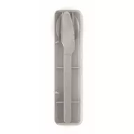   Set tacamuri reutilizabile, Everestus, 2601E14502, 19.5x5.2x2 cm, Otel, Gri