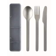   Set tacamuri reutilizabile, Everestus, 2601E14504, 19.5x5.2x2 cm, Otel, Verde petrol