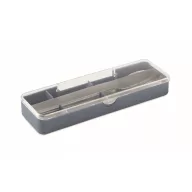   Set tacamuri reutilizabile, Everestus, 2601E14504, 19.5x5.2x2 cm, Otel, Verde petrol