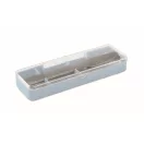 Set tacamuri reutilizabile, Everestus, 2601E14501, 19.5x5.2x2 cm, Otel, Albastru copil